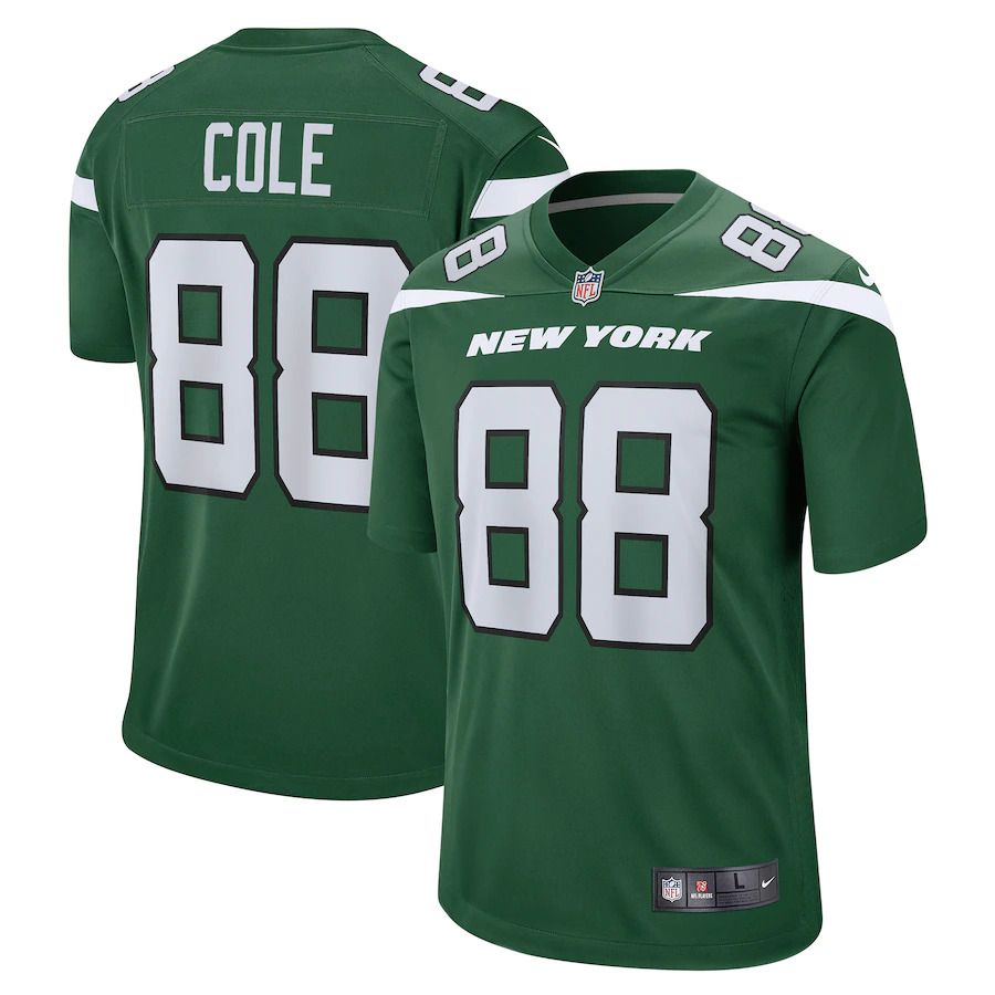 Men New York Jets #88 Keelan Cole Nike Gotham Green Game NFL Jersey->new york jets->NFL Jersey